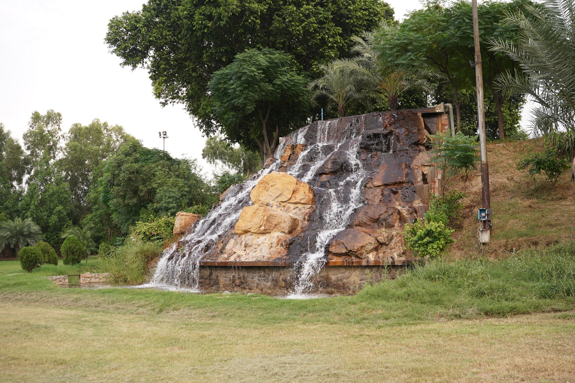 Waterfall Lawn Illuminated Stage